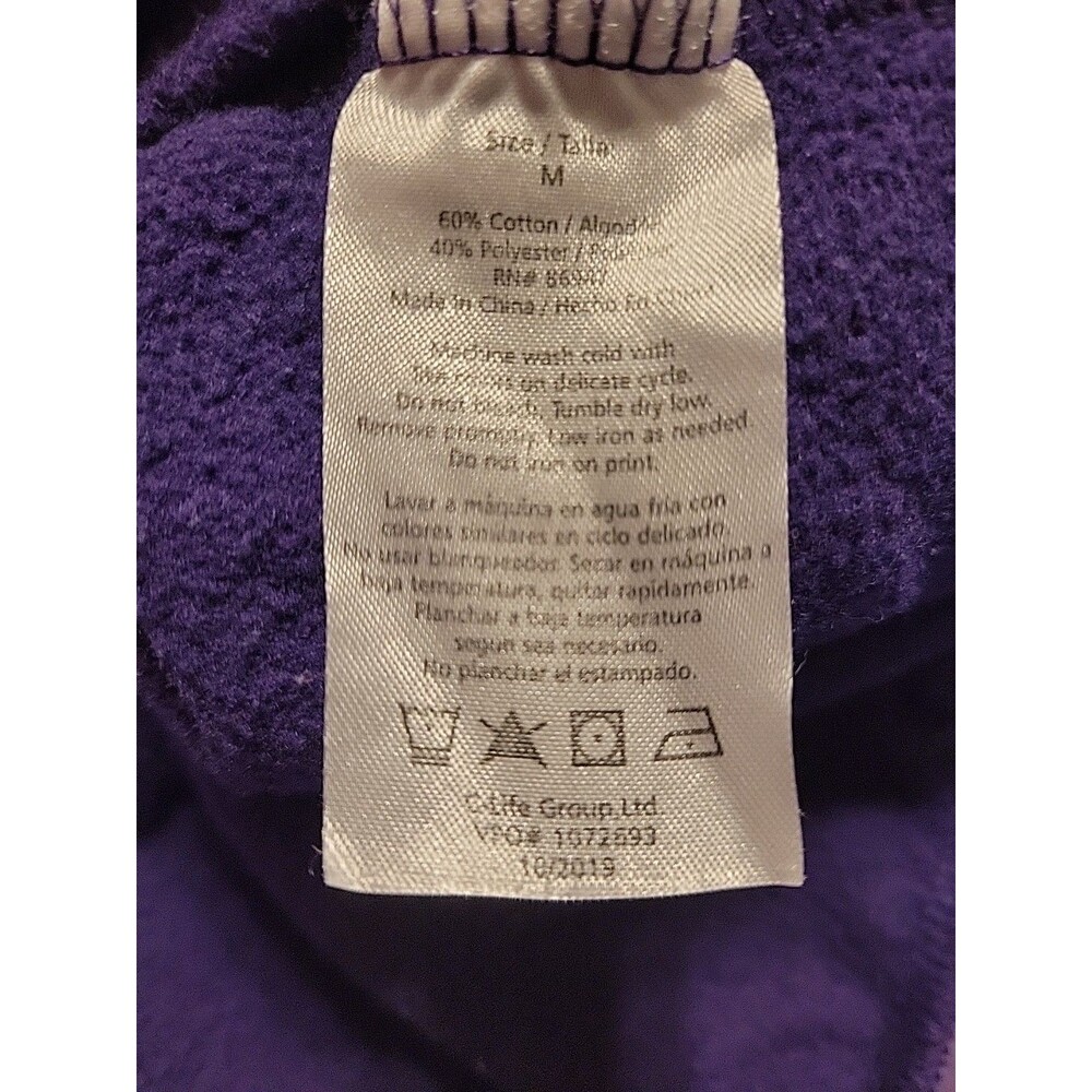 Rugrats Distressed Purple Hoodie Graphic 90’s Unisex Nickelodeon Size Medium - Picture 9 of 10